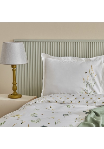 Karaca Home Herbal %100 Pamuk Çift Kişilik Nevresim Pike Set Beyaz
