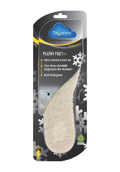 Tabanex Plush Feet Jel Tabanlık - Kadın