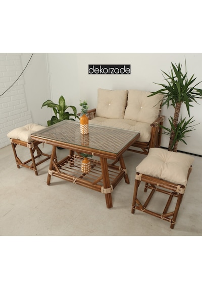 Dekorzade 4 Kişilik Balkon Bahçe Teras Masa Takımı Oturma Grubu Balkon Takımı Balkon Mobilyası Bahçe Mobilyası Kahverengi Dekorzade 4 Kişilik Balkon Bahçe Teras Masa Takımı Oturma Grubu Balkon Takımı Balkon Mobilyası Bahçe Mobilyası Kahverengi