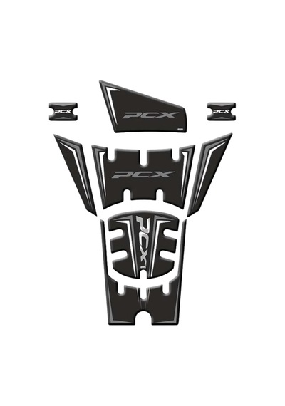 Honda Pcx 2025 Uyumlu Tank Pad 004 Mavi
