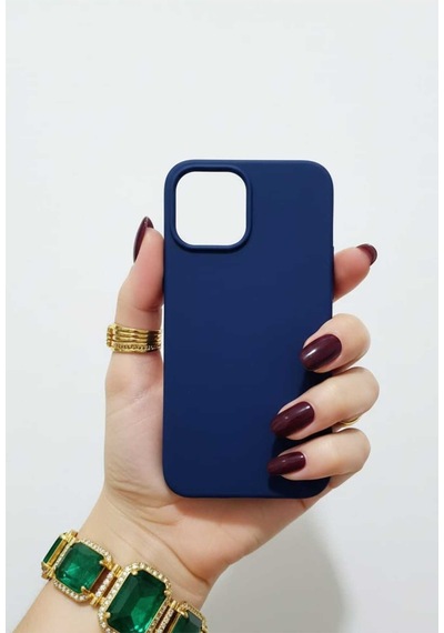 Apple Uyumlu iPhone 14 Pro Silikon Kılıf Modeli Lacivert