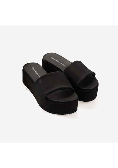 Calvin Klein Kadın Dolgu Topuk Terlik Yw0yw01791 Siyah