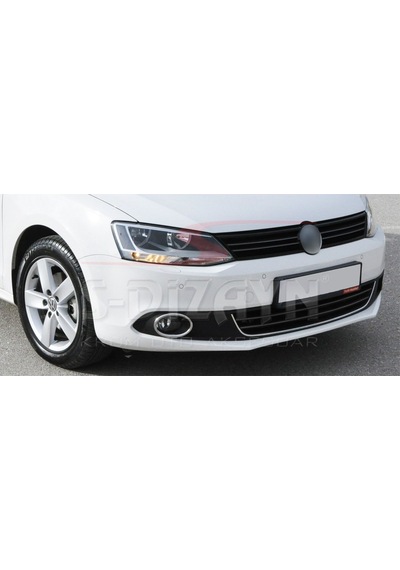 S-Dizayn  Volkswagen Jetta Krom U Formlu Ön Tampon Çıtası 1 Prç. 2011-2014