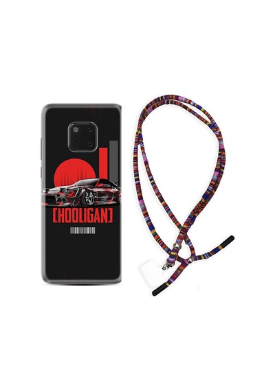 Huawei Mate 20 Pro Kılıf Rasta Boyun Askılı Hooligan 1636