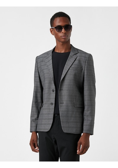 Koton Ekoseli Blazer Ceket Gri Ekose 3wam50021hw 3WAM50021HW0C3 Gri Koton Ekoseli Blazer Ceket Gri Ekose 3wam50021hw 3WAM50021HW0C3 Gri