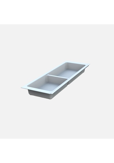 Adilon Kaşıklık 157 Mm Çift Bölme Beyaz 3'li Avantaj Paketi Mıchu Diğer