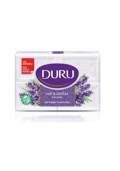 Duru Saf & Doğal Lavanta Banyo Sabunu 4 x 150 G