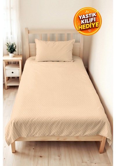 Krem Minimal Genç Odası Tek Kişilik Pike Takımı - Bej Kapitone 160x220 Cm Mevsimlik Yatak Örtüsü Sabahçı Perde Dinginliği Krem Minimal Genç Odası Tek Kişilik Pike Takımı - Bej Kapitone 160x220 Cm Mevsimlik Yatak Örtüsü Sabahçı Perde Dinginliği
