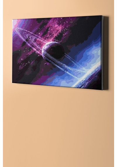Webstyle Sayılarla Boyama Seti Kasnaklı Uzak Dünyalar 50 X 65 Cm