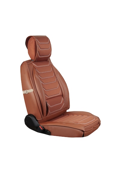 Fiat Egea Cross Uyumlu Lüx Deri Oto Koltuk Kılıfı Ön/arka Set Tarçın Fs