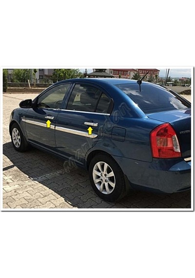 Hyundai Accent Era Krom Kapı Kolu 4 Kapı Paslanmaz Çelik N11.905