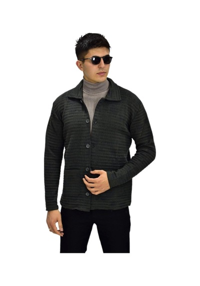 Erkek Spor Düğmeli Hırka R6380 Bgl-st03173 001