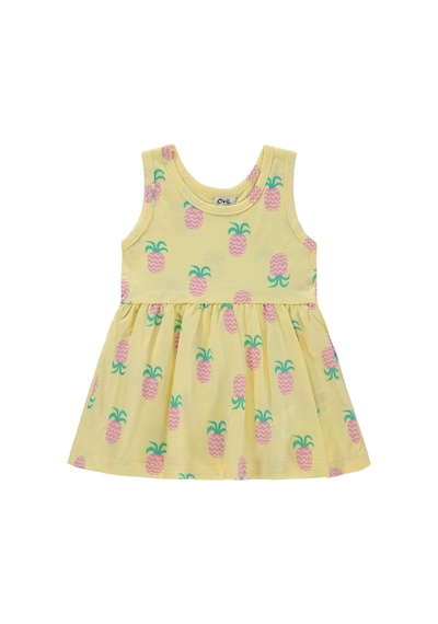 Civil Baby Ananas Empirme 6-18 Ay Elbise - Sarı