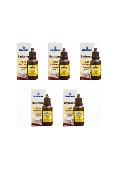 Dermokon Batikon Antiseptik Çözelti 50ml - 5 Adet