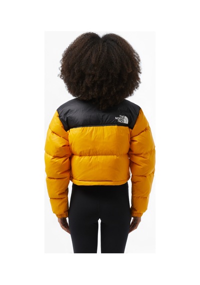 The North Face Nuptse Kadın Kısa Sarı Mont