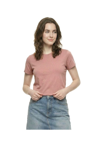 Kadın T-shirt Lf2042935 Lıght Pınk Pembe