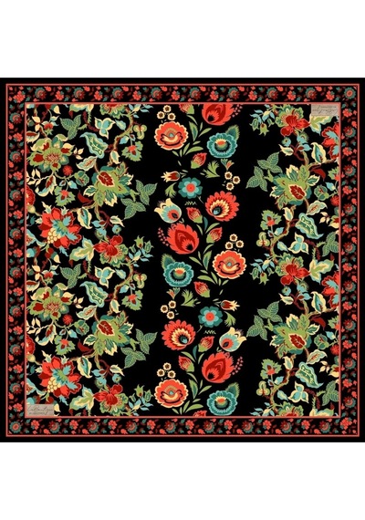 La Boutique Güz Yaz Serinliği Eşarp 2400-04 90x90 Karışık
