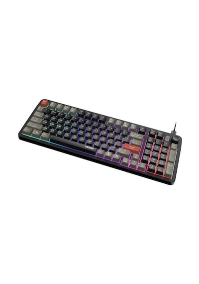 Msı Forge Gk110 Rgb %96 Membrane Switch Kablolu Oyuncu Klavyesi Ckckmsı0010