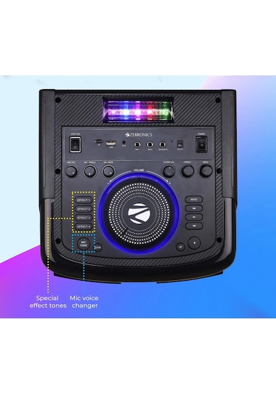 Büyük Boy Kablosuz Hoparlör 200w Çift Kablosuz Mikrofonlu Karaoke Bluetooth Speaker Şarjlı Partybox