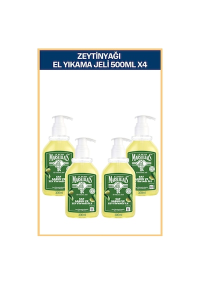 Le Petit Marseillais Saf Sıvı Sabun Zeytinyağı 4 x 300 ML