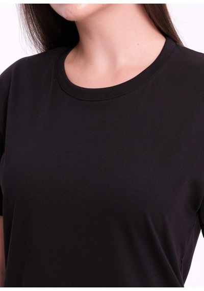 Cottonlab Siyah Kadın %100 Premium Pamuklu Yumuşak Dokulu Terletmez Bisiklet Yaka Tişört Beyaz Cottonlab Siyah Kadın %100 Premium Pamuklu Yumuşak Dokulu Terletmez Bisiklet Yaka Tişört Beyaz
