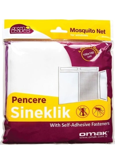 Pencere Sinekliği 100x150 Cm Bantlı Sineklik Cırt Cırt Bantlı Sineklik Plastik