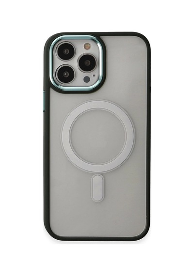 Newface - 128 - iPhone Uyumlu 15 Pro Max Kılıf Room Magneticsafe Silikon - - Csmo-tex - Köknar Yeşili