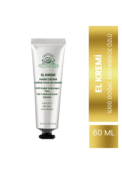 Fellyhealer Salyangoz Özlü El Kremi 60 ML