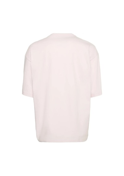 Calvin Klein Ss Relaxed Sequın Logo Tee Kadın Pembe T-shirt