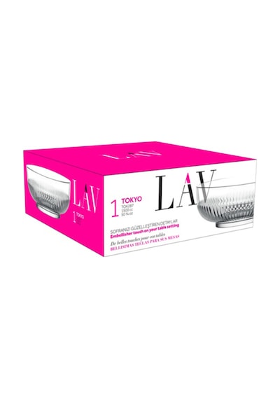Lav Tokyo Cam Salata Kasesi Tekli Büyük Boy 1500 ml Yuvarlak (Sunum Kasesi , Hazırlık Kasesi)
