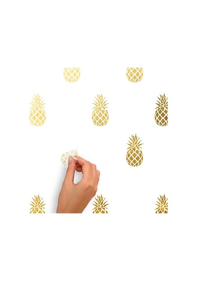 Rmk5000scs Altın Ananas Soyma Ve Yapıştır Duvar Çıkartmaları Diğer