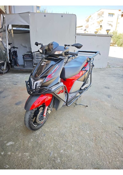 Tvs Ntorq Koruma Ve Kızaklı Çanta Demiri Kurye Paket