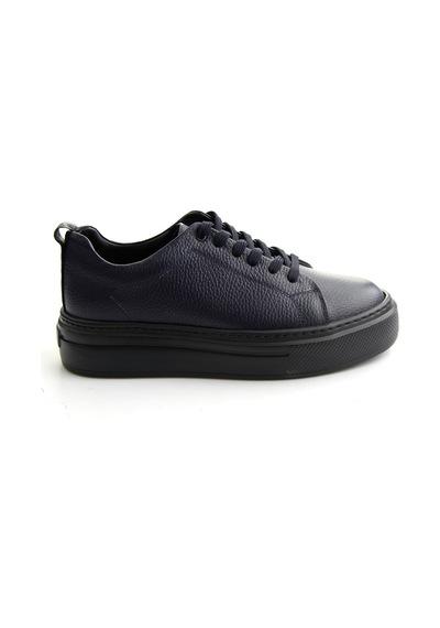 Bambi Lacivert Floter Hakiki Deri Erkek Sneaker E01089009540