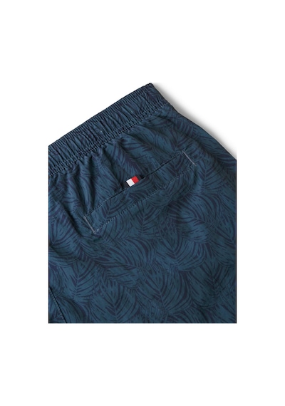 Tommy Hilfiger Orts Boy Baskı Desenli İpli Mavi Erkek Şort-13047 Mavi