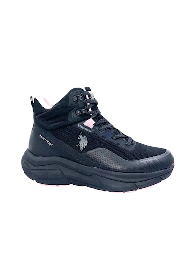 U.s. Polo Assn. Gerrard Hi Wmn 4pr Kadın Siyah-pembe Waterproof Bot Siyah