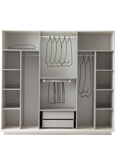 Ren 6 Kapaklı Gardırop %100 Mdf