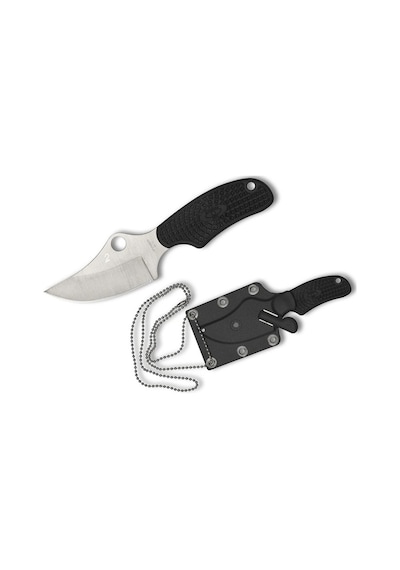 Spyderco Ark H1 W/sheath Plainedge Kamp Bıçak Siyah