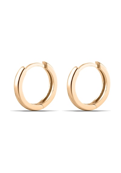Taşsız Tamtur 10 Mm Halka 925 Ayar Gümüş Unisex Küpe Çok Renkli