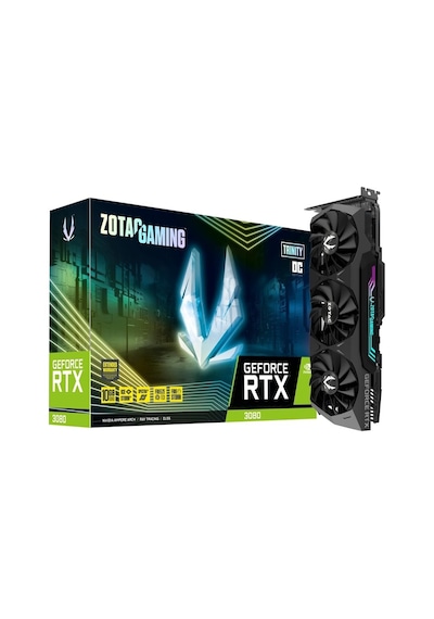 Zotac NVIDIA GeForce RTX 3080 Trinity OC LHR ZT-A30800J-10PLHR 10 GB GDDR6X 320 Bit Ekran Kartı