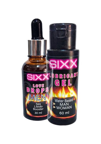 Sixx Erkeklere Lubrikant Jel 60 Ml Ve Erkeklere Özel Damla