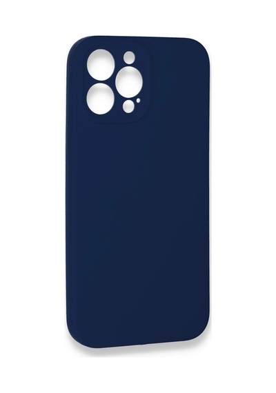 Uray Store Apple iPhone Uyumlu  13 Pro Kılıf Lansman Legant Silikon - Lacivert