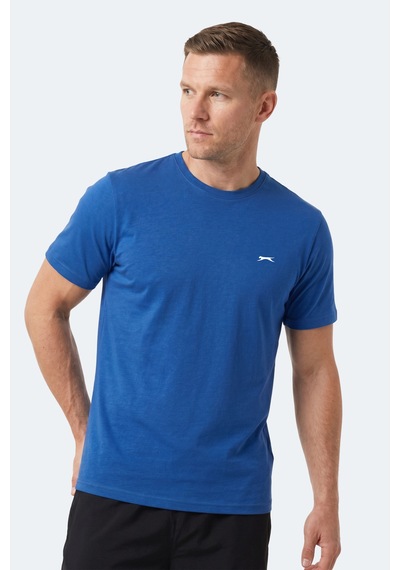 Slazenger Notron I Erkek Saks Mavi Tişört
