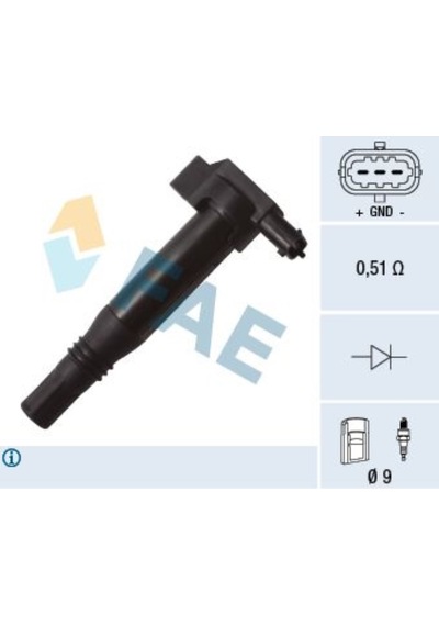 FAE 80273 ATEŞLEME BOBİNİ P301 P2008 P308 P108 P208 C ELYSEE C4 P