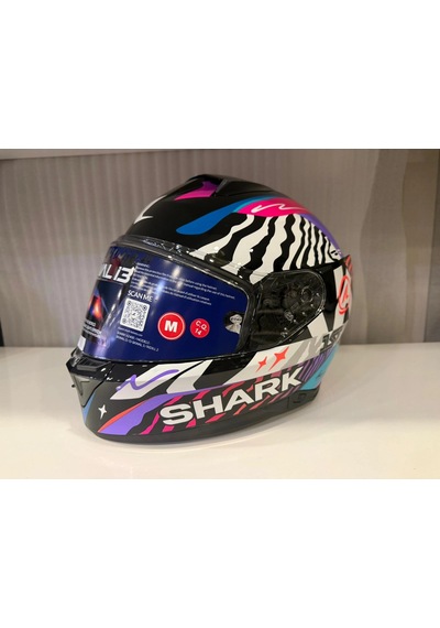 Kask Shark Skwal İ3 Speed-fancy Black White Blue Siyah/mavi/beyaz