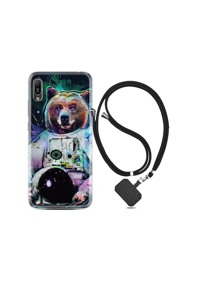 Samsung Uyumlu A7 2018 Kılıf Resimli Silikon Black Marble 4 1383