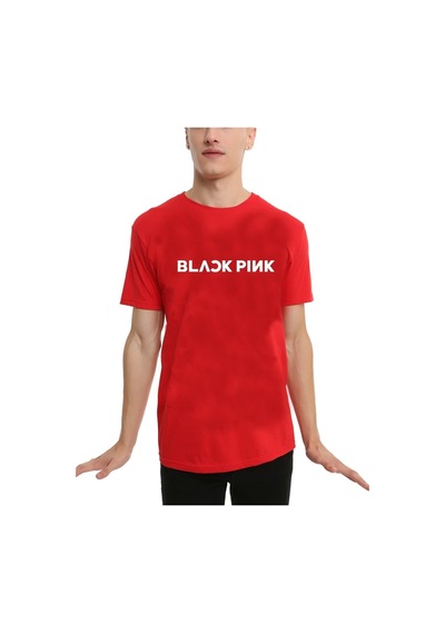 Noıssey K-pop Black Pink T-shirt Et1030 Kırmızı