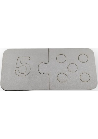 Dalyan Ahşap Eğitici Öğretici Yapboz Sayılar Bulmacası Puzzle Montessorie Seti