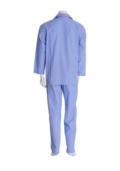 The Don Mavi Renk Poplin Erkek Pijama Takımı