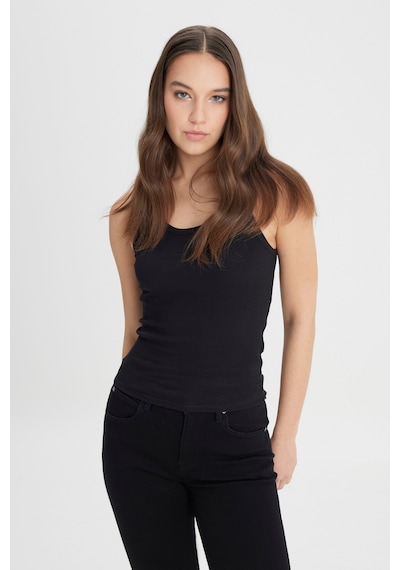 Lee Slim Fit Dar Kesim Siyah Tişört L241615001