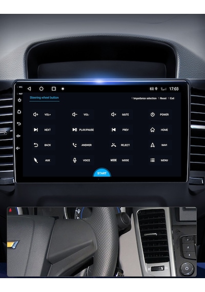 Chevrolet Cruze 2008-2012 Android Multimedya 2/32GB Carplay 9 İnc